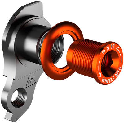 Wheels Manufacturing Universal Derailleur Hanger - 487-3 For Trek ABP MTB Frames designed to accept SRAM UDH BLK/Orange