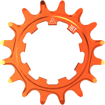 Wheels Manufacturing SOLO-SPEED Cog - 16t Fits SOLO-SPLINE SOLO-XD kits Orange