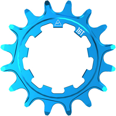 Wheels Manufacturing SOLO-SPEED Cog - 16t Fits SOLO-SPLINE SOLO-XD kits Teal