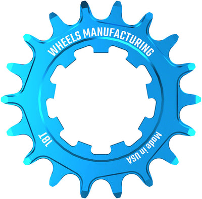 Wheels Manufacturing SOLO-SPEED Cog - 18t Fits SOLO-SPLINE SOLO-XD kits Teal