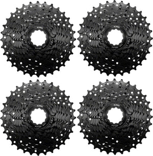 KMC REACT Cassette - 9-Speed 11-32t HG Driver Compatible Black 4 pk.