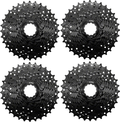 KMC REACT Cassette - 9-Speed 11-32t HG Driver Compatible Black 4 pk.