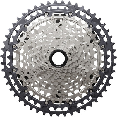 Shimano Deore XT CS-M8200-12 Cassette - 12-Speed, 10-51t, Hyperglide+, Micro Spline, Gray/Silver