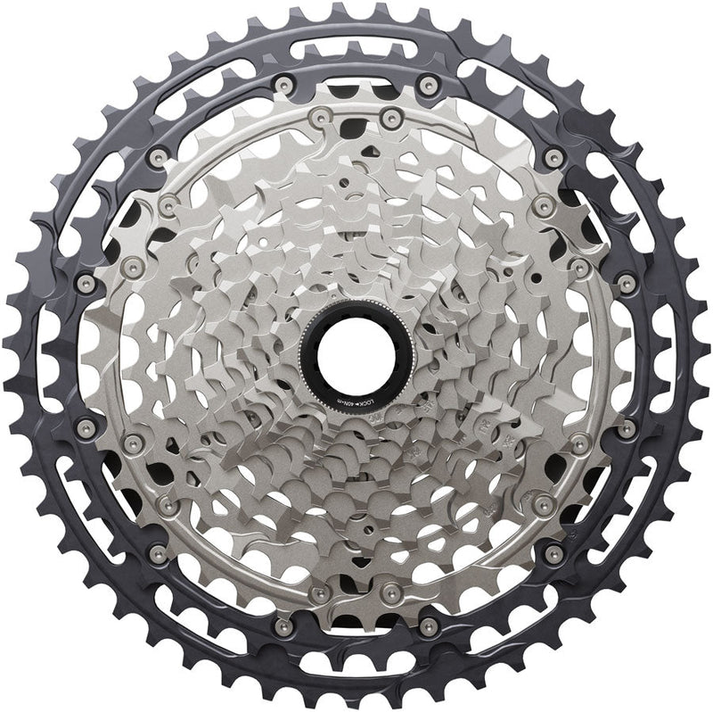 Shimano Deore XT CS-M8200-12 Cassette - 12-Speed, 10-51t, Hyperglide+, Micro Spline, Gray/Silver - Open Box, New