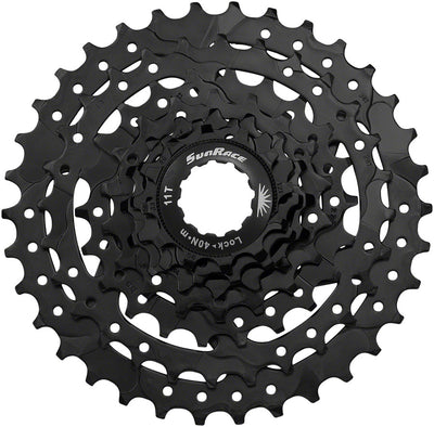SunRace M4 Cassette - 7-Speed 12-34t Black