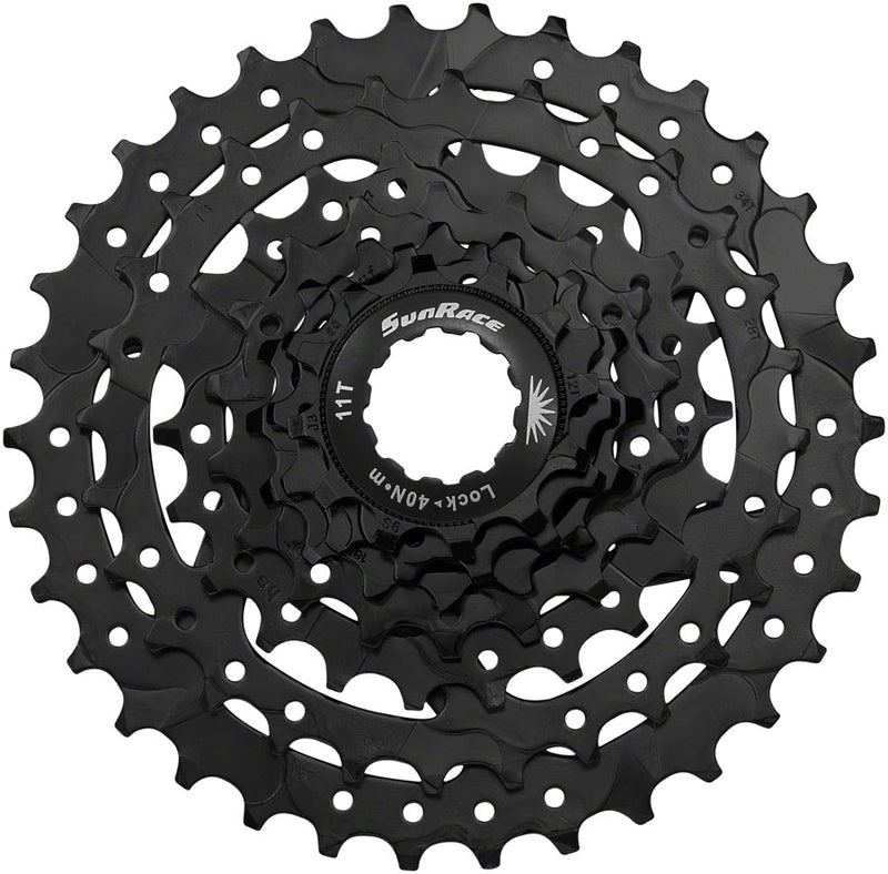 SunRace M4 Cassette - 7-Speed 12-34t Black