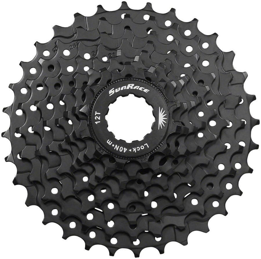 SunRace M400 Cassette - 8-Speed 12-32t ED Black