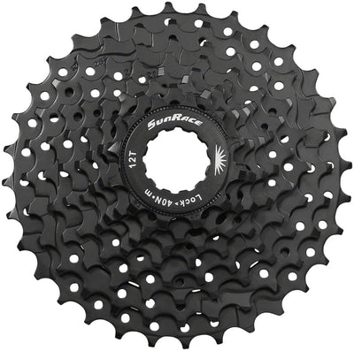 SunRace M400 Cassette - 8-Speed 12-32t ED Black