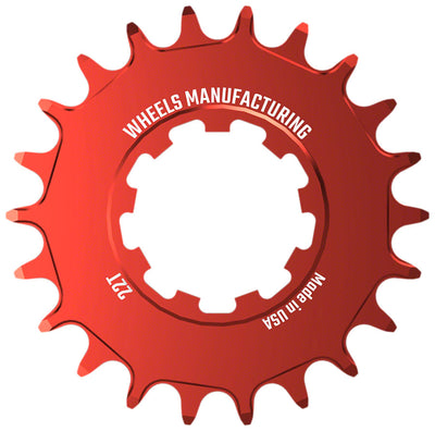 Wheels Manufacturing SOLO-SPEED Cog - 22t Fits SOLO-SPLINE SOLO-XD kits Red