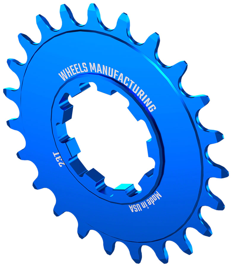 Wheels Manufacturing SOLO-SPEED Cog - 23t Fits SOLO-SPLINE SOLO-XD kits Blue