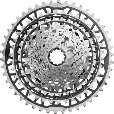 SRAM Force XPLR XG-1371 Cassette - 13-Speed 10-46t For XDR Driver Silver E1
