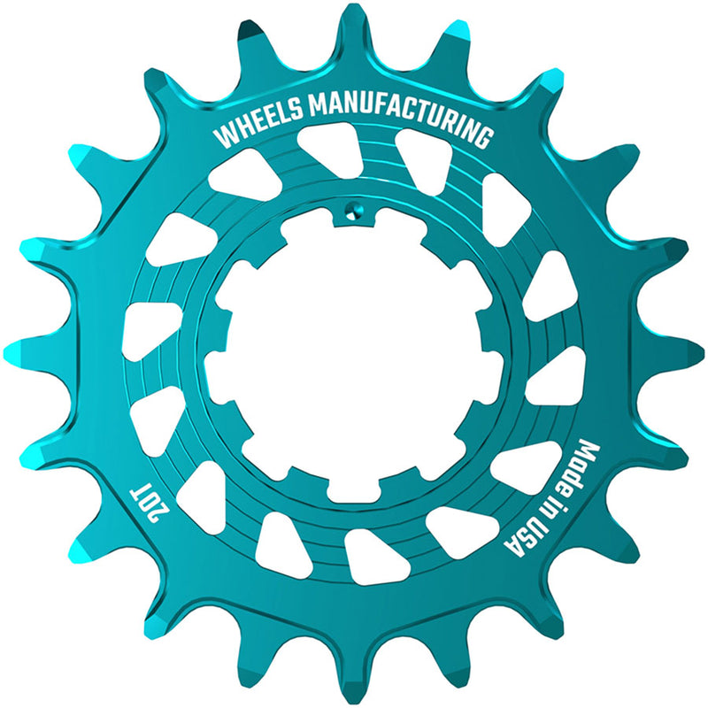 Wheels Manufacturing SOLO HG Cog - 20t Fits SOLO-HG Kits Teal