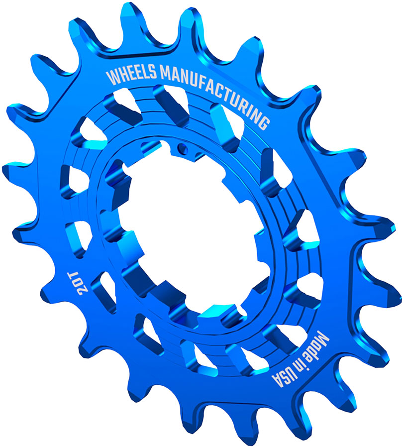 Wheels Manufacturing SOLO HG Cog - 20t Fits SOLO-HG Kits Blue