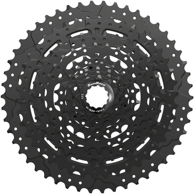 SunRace M993 Cassette - 9-Speed 11-50t Alloy Spider and Lockring ED Black