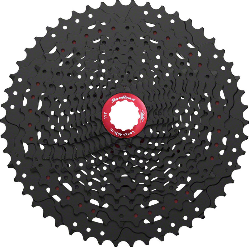 SunRace MX8 Cassette - 11 Speed 11-50t Black