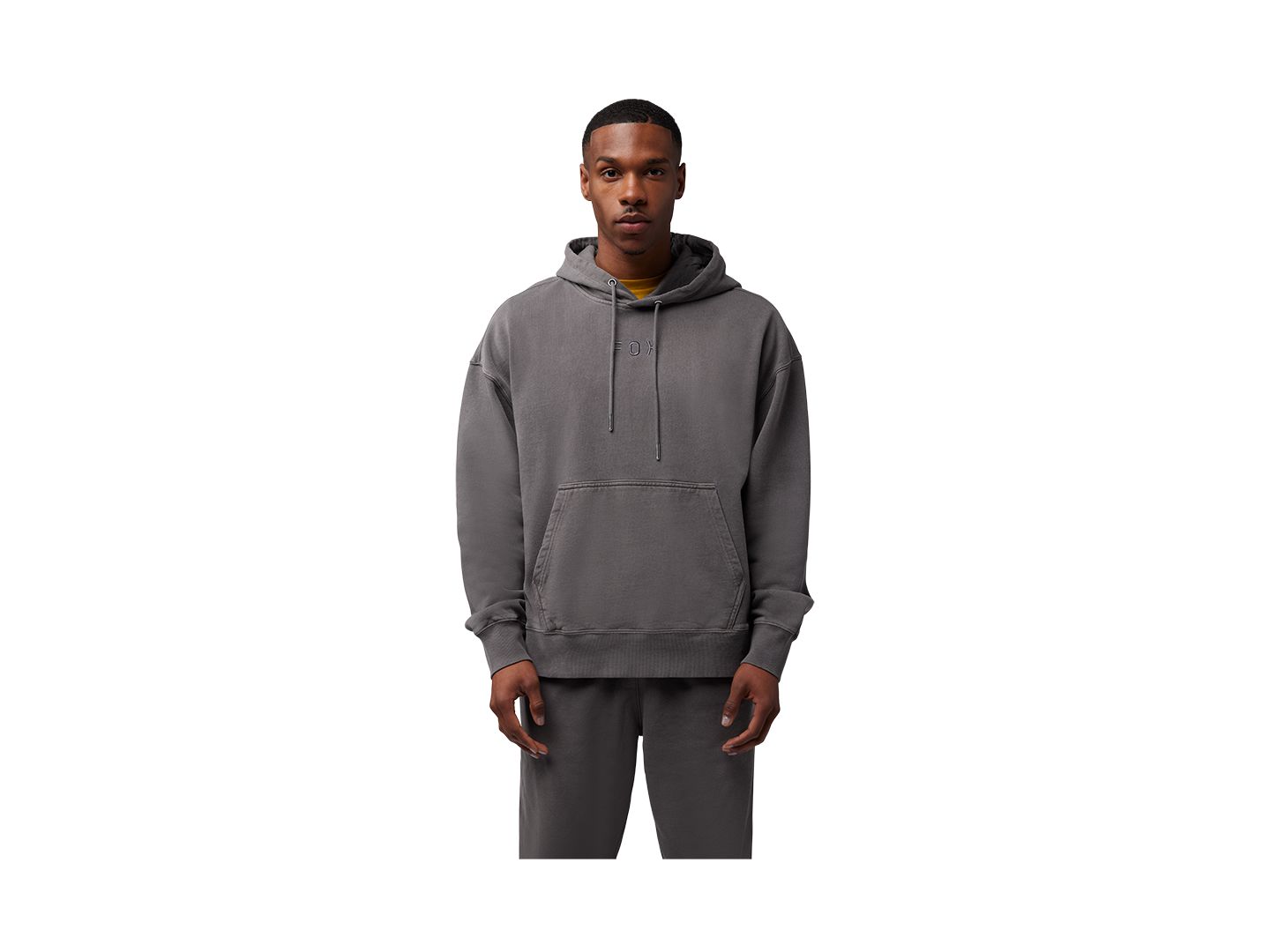 Fox Racing Shirt 25 Wordmark Hoodie Small Grey