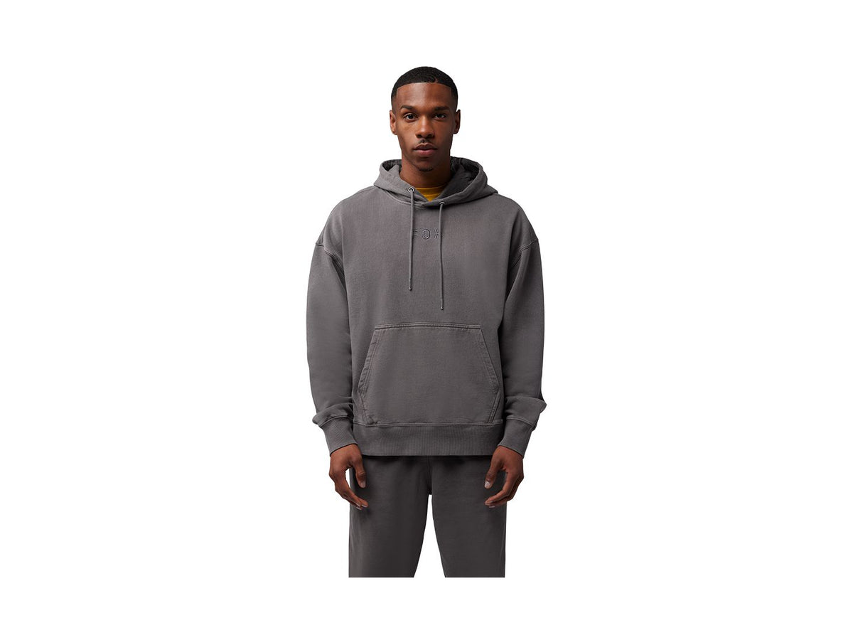 Fox Racing Shirt 25 Wordmark Hoodie Large Grey