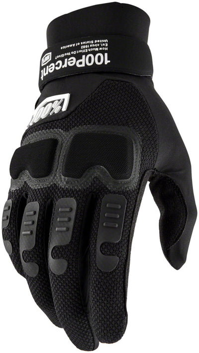 100% Langdale Gloves - Black Small