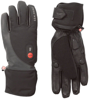SealSkinz Upwell Heated Gloves -  Black  Small