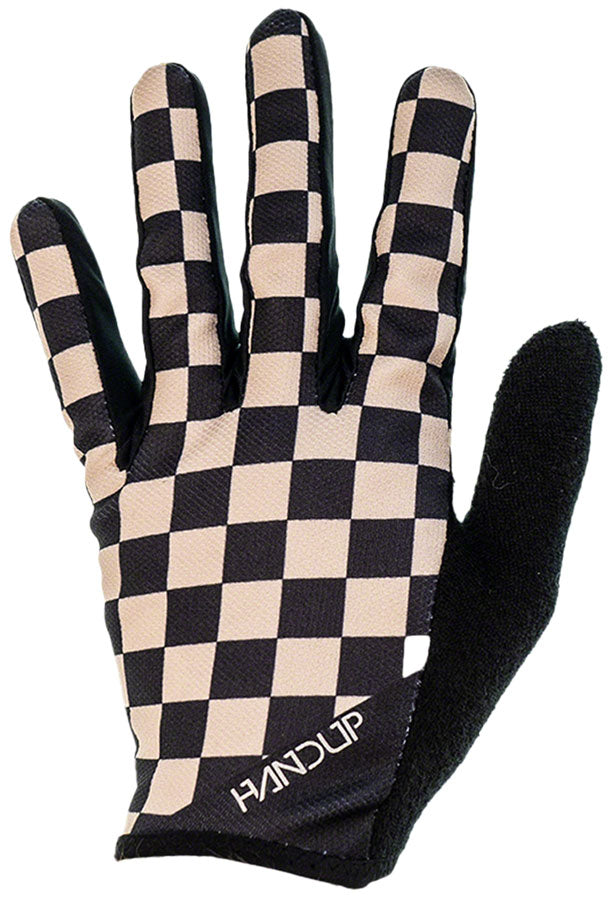 Handup Most Days Gloves - Checkered Black/Tan Xlarge