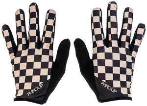 Handup Most Days Gloves - Checkered Black/Tan Small