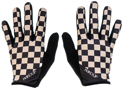 Handup Most Days Gloves - Checkered Black/Tan Small