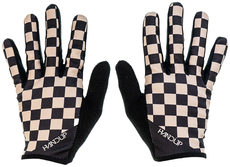 Handup Most Days Gloves - Checkered Black/Tan Small