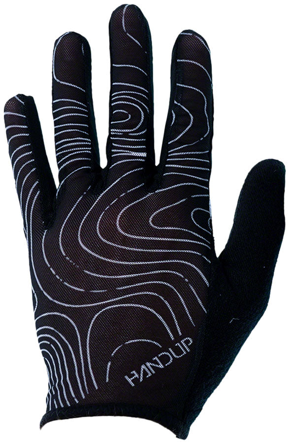 Handup Vented Gloves - Topo Map Black XSmall