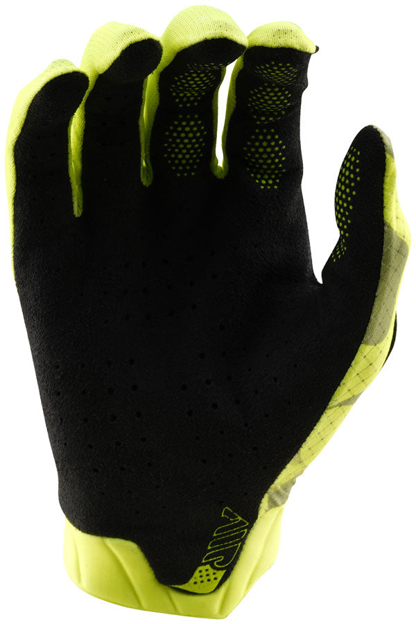 Troy Lee Designs Air Glove – Blotted Flo Yellow Small