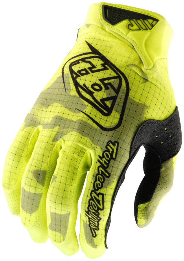 Troy Lee Designs Air Glove – Blotted Flo Yellow Large