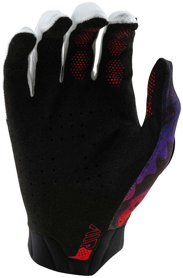 Troy Lee Designs Air Glove – Drip Black / Purple Small