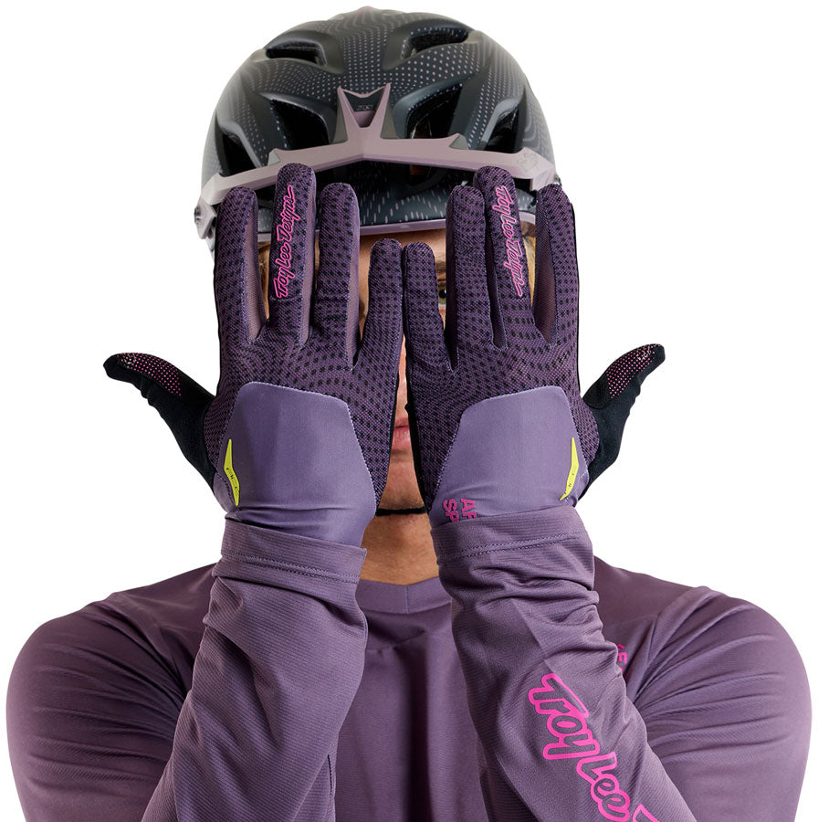 Troy Lee Designs Ace 2.0 Gloves – Radioscape Deep Purple Large