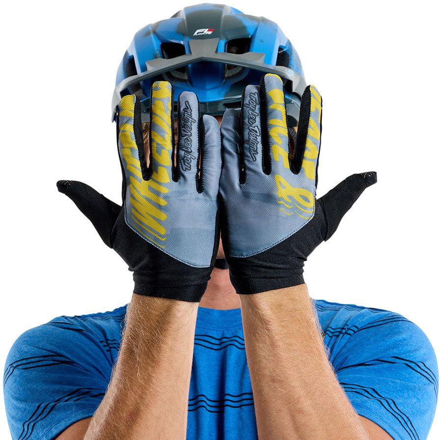 Troy Lee Designs Flowline Glove – Peace-Up Dark Cloud Small