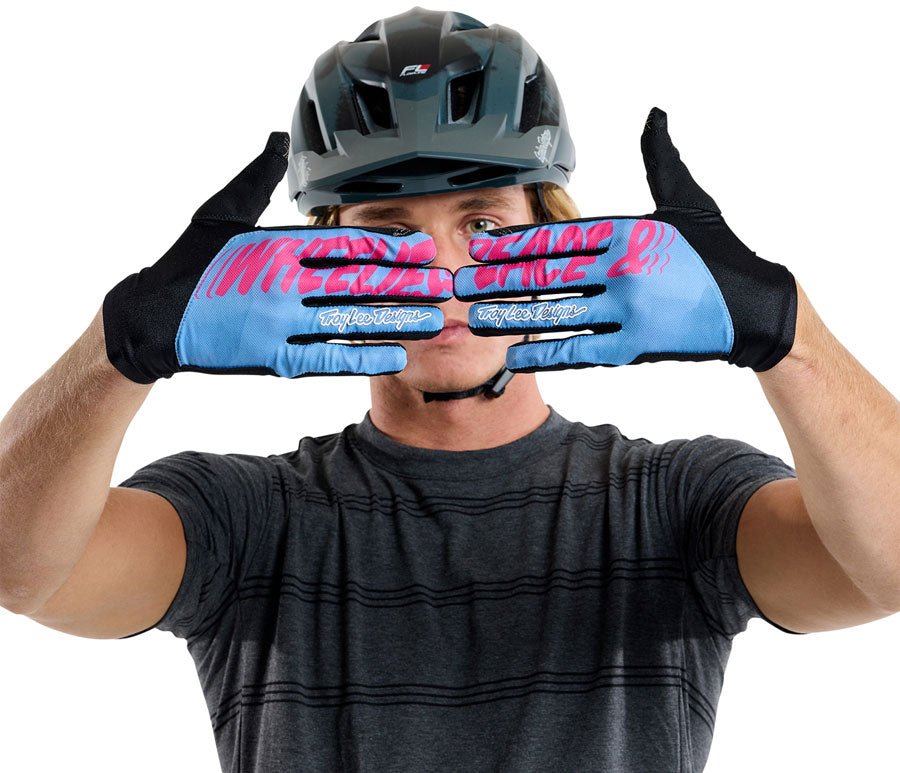 Troy Lee Designs Flowline Glove – Peace-Up Cobalt Large