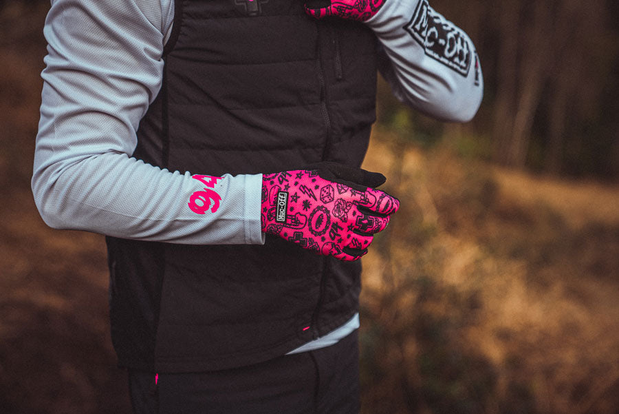 Muc-Off Summer Lightweight Mesh Rider Gloves - Pink Small