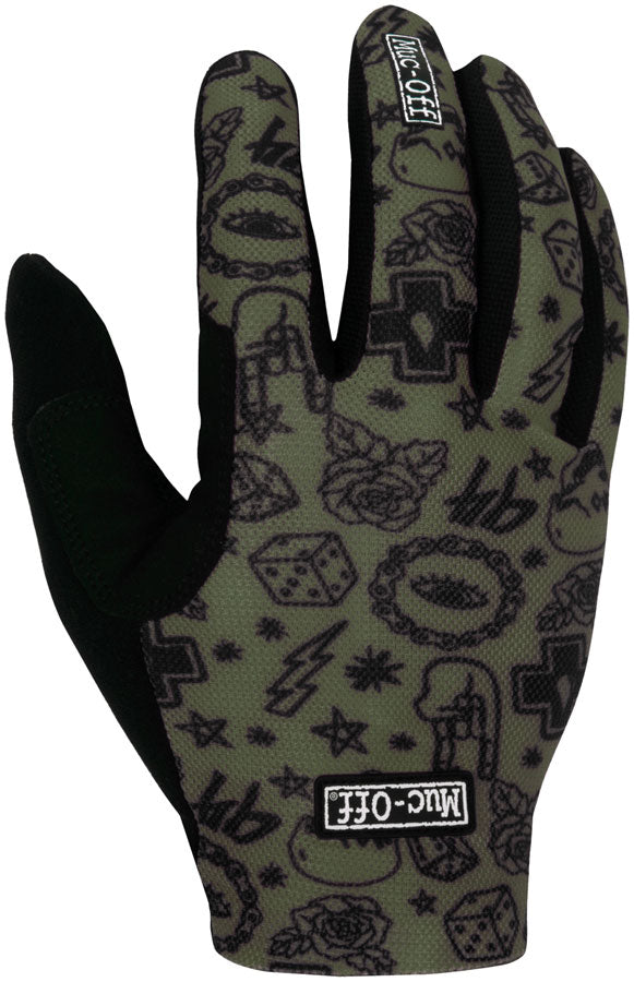 Muc-Off Summer Lightweight Mesh Rider Gloves - Green Xlarge