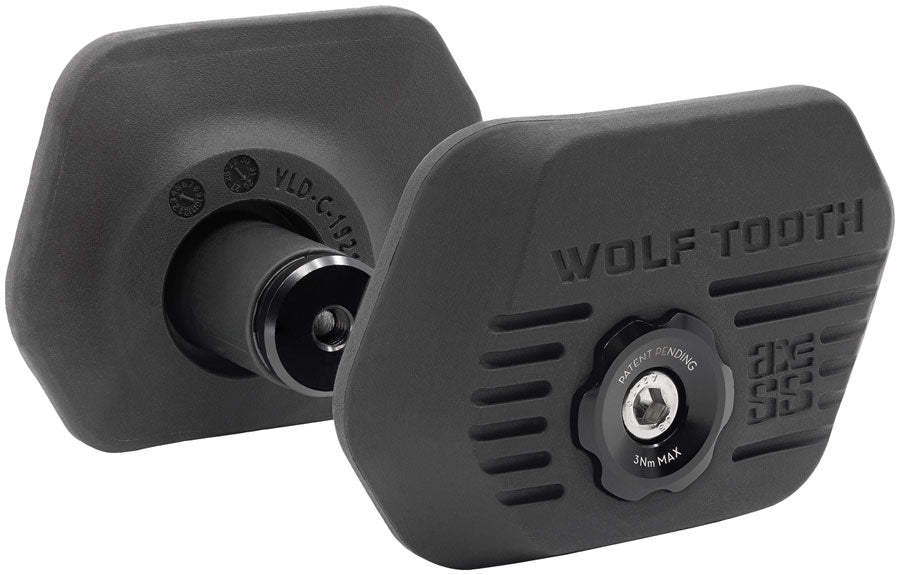 Wolf Tooth Components Locked-In Bar Ends - Black