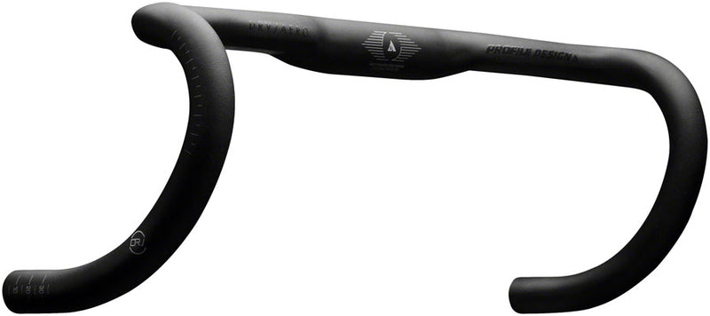 Profile Design DRV/AEROa Drop Handlebar - 42cm 122mm Drop 70mm Reach 31.8mm BLK