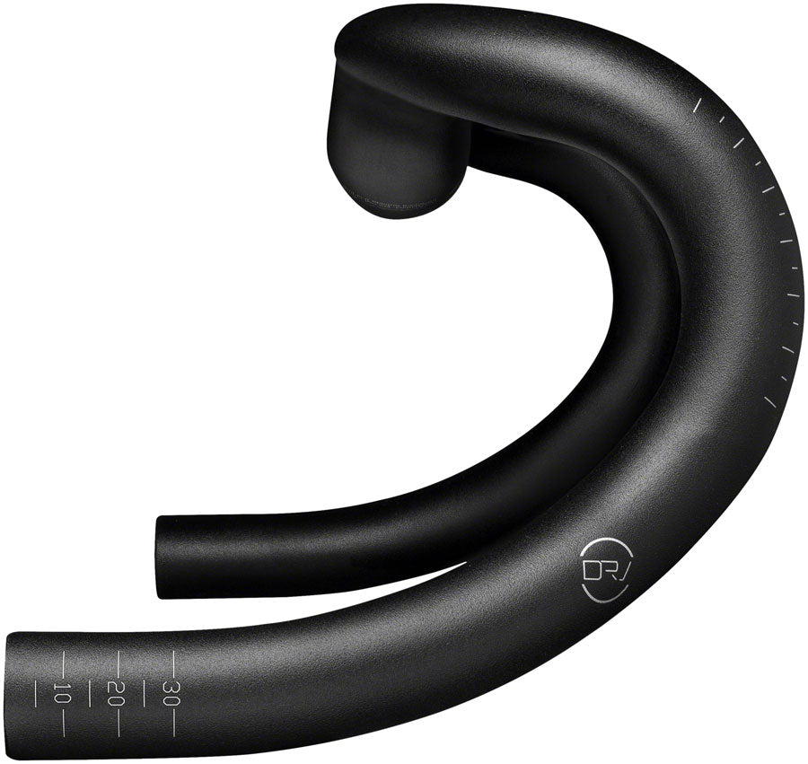 Profile Design DRV/GMR Drop Handlebar - 38cm 121mm Drop 70mm Reach 31.8mm 9mm Rise BLK