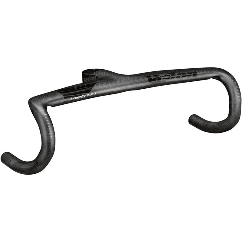 Metron 5D Acr EVO Drop Handlebar - Black - -6° Angle - Integrated Carbon Design – Black