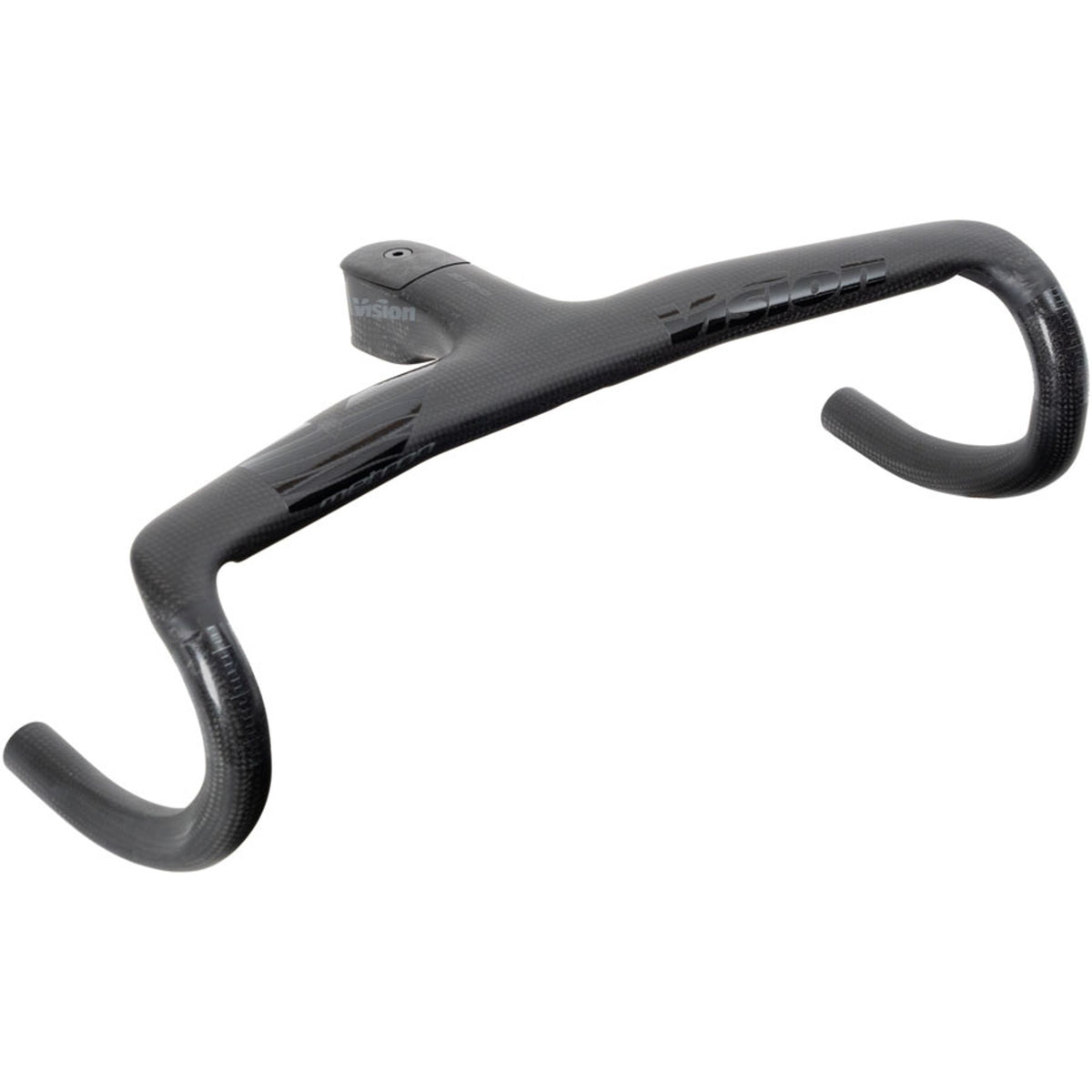Metron 5D Acr EVO Drop Handlebar - Black - -6° Angle - Integrated Carbon Design – Black