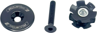 Full Speed Ahead Top Cap Star-Nut Assembly - 1-1/8" TH-874-1 Flat Top Aluminum BLK