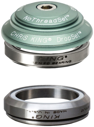 Chris King DropSet 4 Headset - 1-1/8" 42/42mm 45 Deg Matte Jade