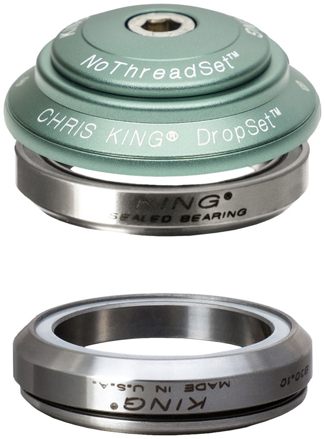 Chris King DropSet 4 Headset - 1-1/8" 42/42mm 45 Deg Matte Jade