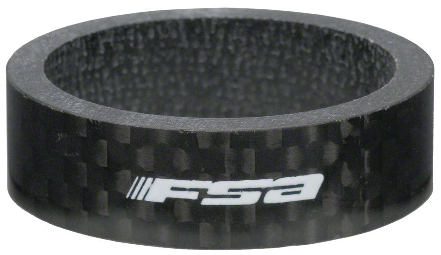 FSA Carbon Headset Spacer 1-1/8" x 10mm with Logo
