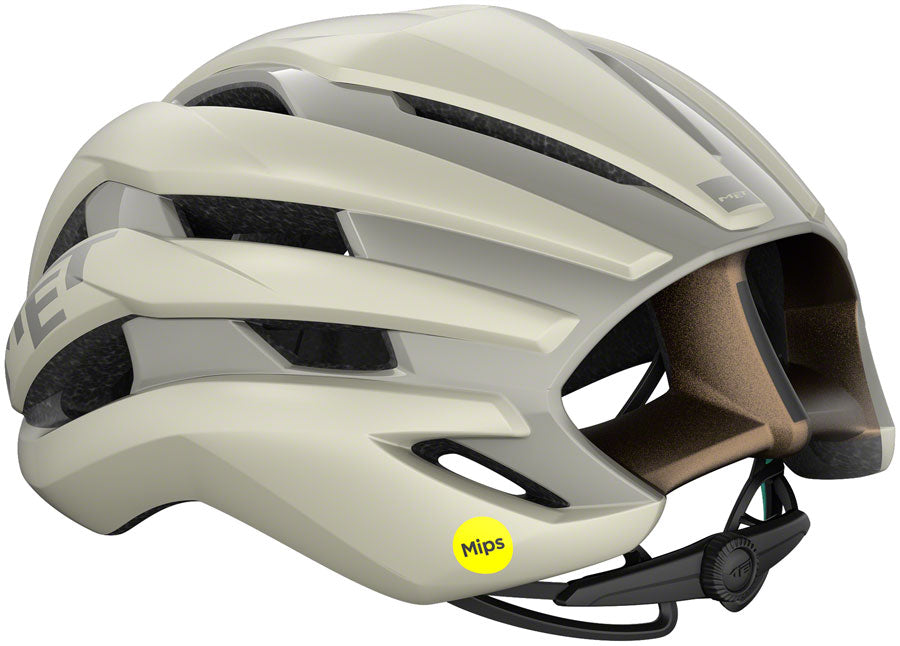 MET Trenta MIPS Helmet - Greige/Glossy Small