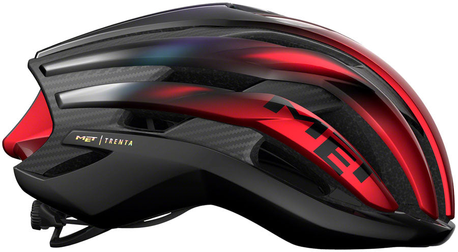 MET Trenta 3K Carbon MIPS Helmet - Red Iridescent Medium