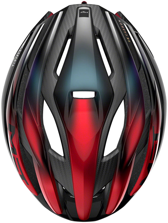 MET Trenta 3K Carbon MIPS Helmet - Red Iridescent Medium