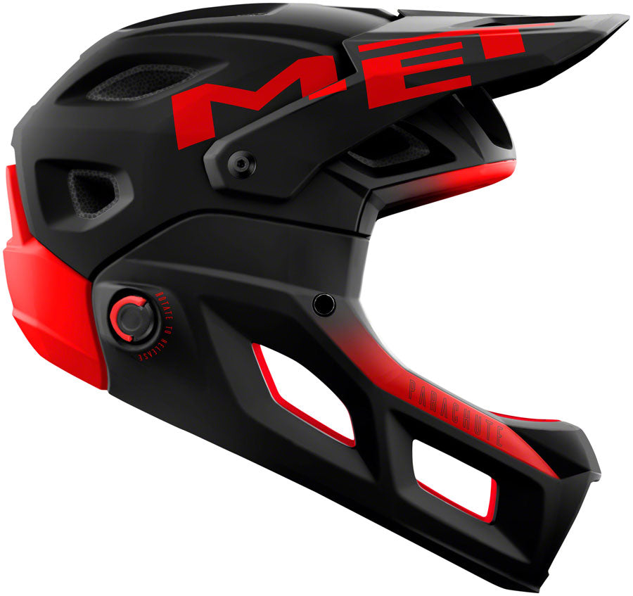 MET Parachute MCR MIPS Helmet - Black Red Small