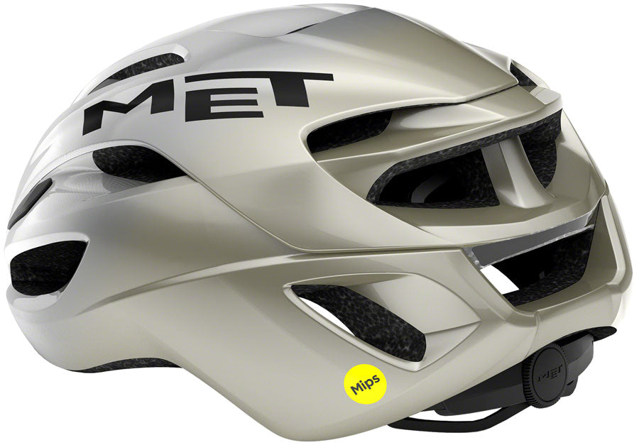 MET Rivale MIPS Helmet - Silver Gray/Glossy Large